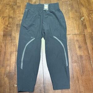Under Armour Unstoppable Hybrid Ankle Black‎ Womens Small Pants 1382741 New $90
